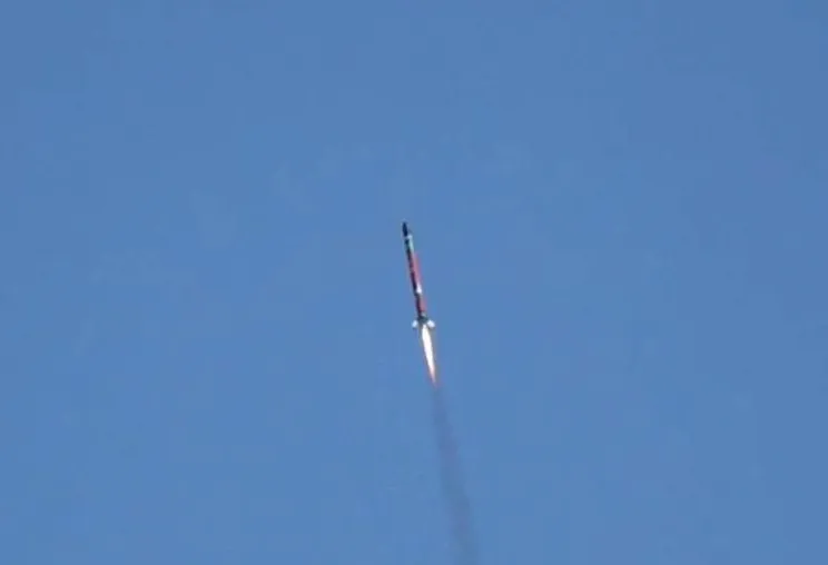 飛翔中のロケット