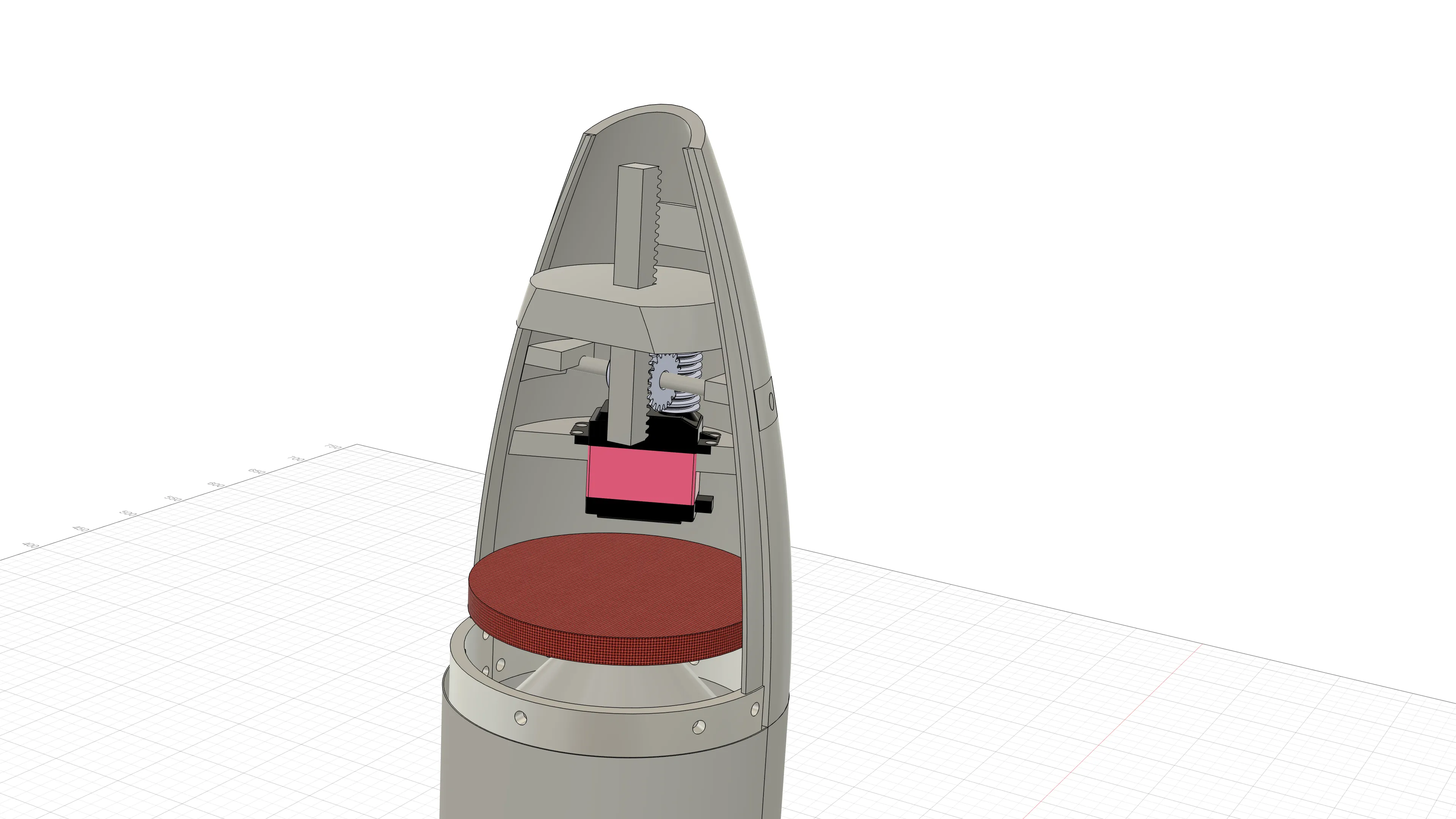 ノーズ開放-フェアリングCAD
